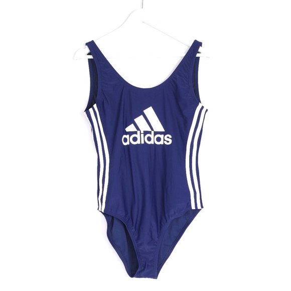adidas Other - Adidas Core navy blue logo one piece swimsuit NWT